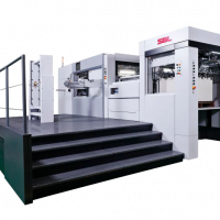 Автоматический пресс для высечки с секцией удаления облоя и удаление передней кромки поля захвата