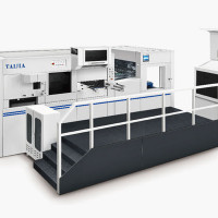 Автоматический пресс для горячего тиснения фольгой и высечки