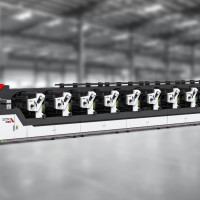 Cервоприводная узкорулонная флексографская печатная машина