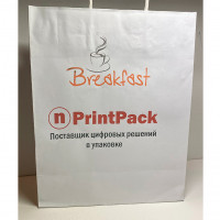 Цифровая печать BM-220 на бумажном пакете