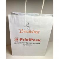 Струйная цифровая печать на бумажном пакете