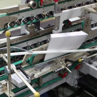 Секция окончательной фальцовки дна