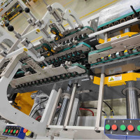 Секция фальцовки дна