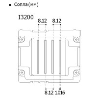 Размеры дюзов