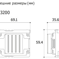 Внешние размеры