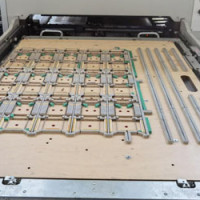 Секция высечки с плитой для крепления штампа